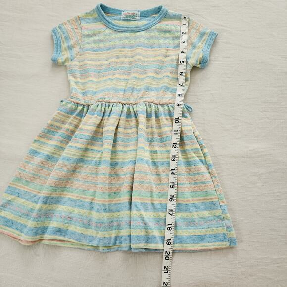 Vintage Healthtex Striped Dress 4t - Picture 3 of 5
